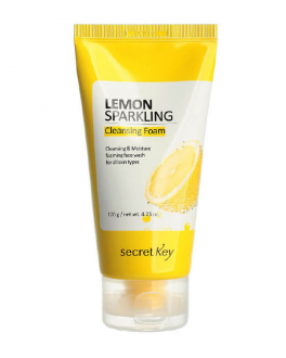 Secret Key Spumă de curățare pentru față Lemon Sparkling, 200 ml