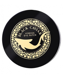 Esfolio Patch- uri cu hidrogel cu extract de caviar pentru zona din jurul ochilor Black Caviar Hydrogel Eye Patch, 60 pcs
